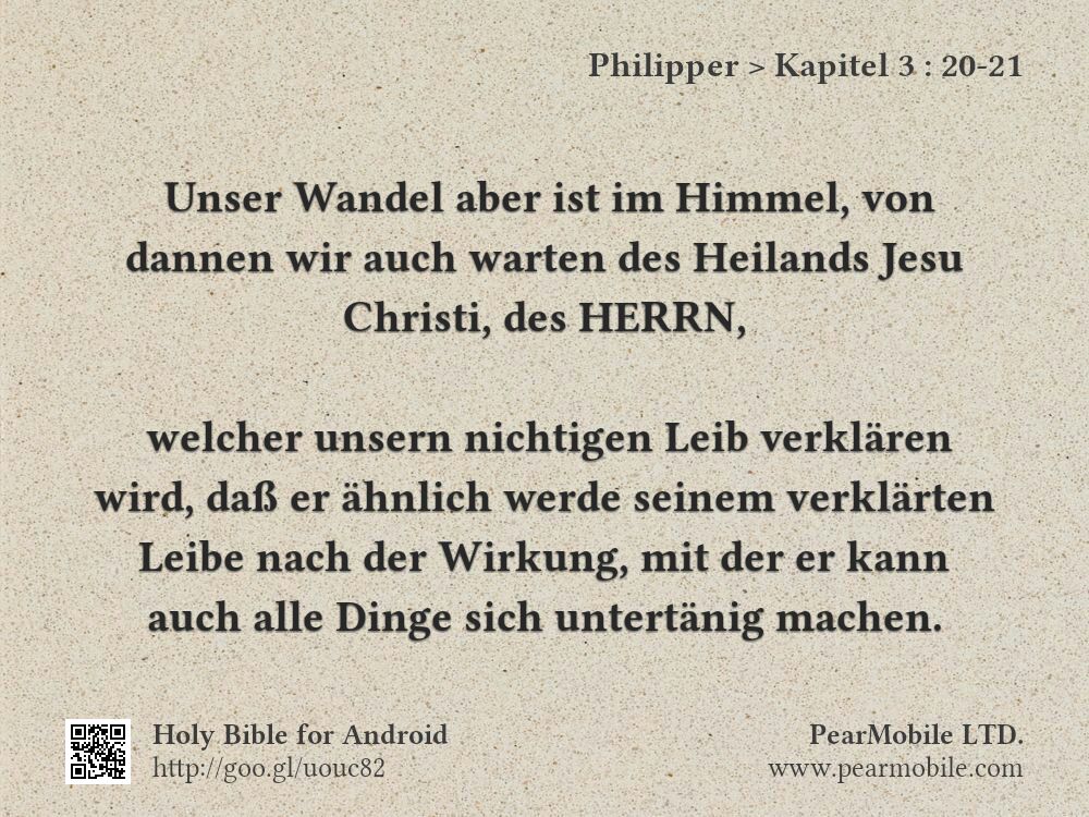 Philipper, Kapitel 3:20-21